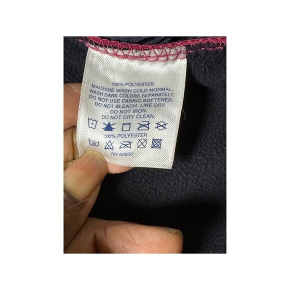 Lands End Womens Fleece Full-Zip Jacket Zippered Inner Pockets Fall Layering  XL - Picture 9 of 11